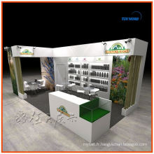 Sizi personnalisé et design réutilisable commerce exposition show exposition exposition stand stand exposition